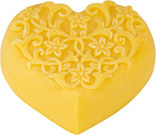 GREENDOOR Bodycreme-Herz Aprikose Mango Body Butter 80g, natürliche Massagebutter, feste Hautpflege mit BIO Shea, BIO Kakaobutter, feste Bodybutter Naturkosmetik, Geschenke