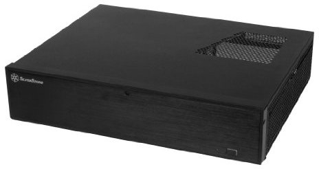 SilverStone SST-ML04B - Milo Boîtier PC Slim silencieux HTPC Micro ATX, noir