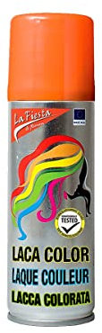 Color Haarspray für farbig buntes Haar - Orange - Color Farbspray zum Verkleiden & Schminken für Karneval, Fasching, Halloween & Motto-Party