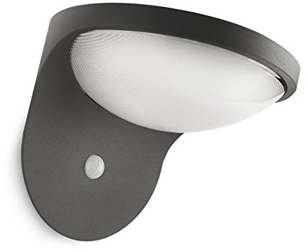 Philips myGarden LED Dusk Solar LED Wandleuchte, anthrazit, Bewegungsmelder