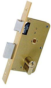 Ezcurra M29374 - Cerradura embutir hierro latonado 3100-50