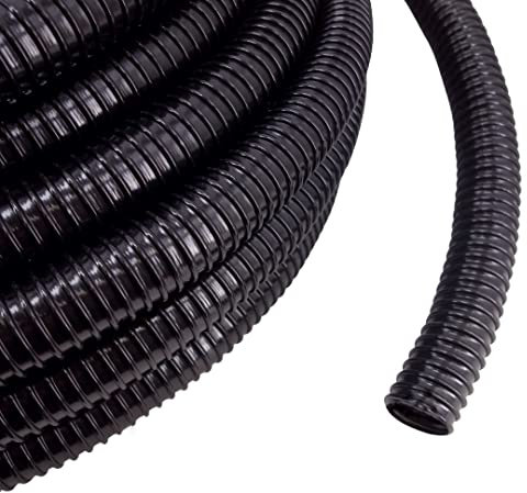 AquaOne Teichschlauch 38 mm 1 1/2' 30 Meter I Hochwertiger Teich Schlauch für Garten & Teiche I Teichschlauch I Spiralschlauch I Saugschlauch I Pumpenschlauch I Flexibel Wasserschlauch