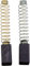 Buildalot Carbon Brushes for Black & Decker DN44 Sander - 6.3x6.3x11mm - 2.5x2.5x4.3''