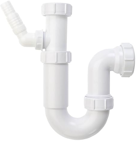 MaKe Washing Machine Trap with Seal & 1 Spigot 40mm x 75mm