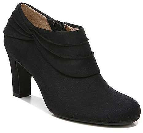 LifeStride Women's Corie Ankle Boot, Black, 6 UK