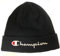 Champion Unisex Logo Beanie-Mütze, Schwarz/Rot/Weiß, Einheitsgröße
