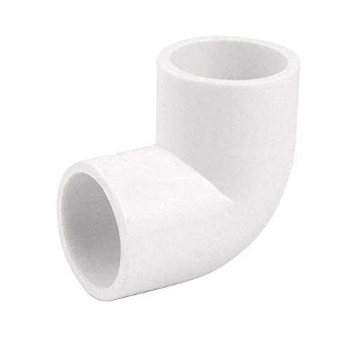 Lot de 10 raccords coudés à 90 degrés de diamètre intérieur 32 mm en PVC pour serre, cadre de serre, connecteurs de meubles