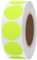 Hylabelest 25mm Runde leere Fluoreszierendes Gelb Paster Aufkleber Insgesamt 1000 Punkte Target Selbstklebend pro Rolle