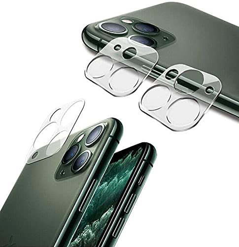 iPhone 11 / Pro/Max Kamera Schutz Folie Panzerfolie Hart-Glas Linse Cover - 2 Stück (für Apple iPhone 11 Pro)