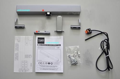 Attuatore a catena per finestre vasistas o a sporgere Topp C20 (24V, Grigio)