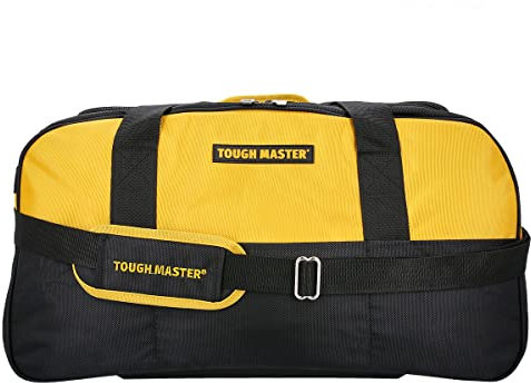 TOUGH MASTER Tool Bag 22 Heavy Duty Wide Space 7 Pockets Tool Bag with Removable Shoulder Strap Multifunctional Tool Storage Organiser 60 x 32 x 33 cm