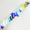 Schriftzug Aufkleber Daily Bitch 55cm Oilslick Autoaufkleber Hologramm Tuningsticker Regenbogenfarben Sticker Schimmernd Frontscheibe Heckscheibe Seitenschweller Reflektierend 3D Effekt