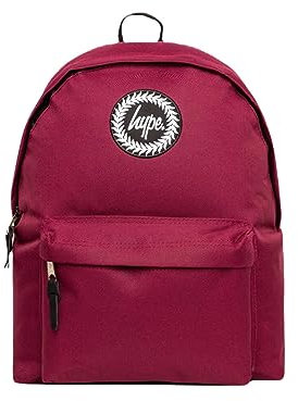 hype Unisex Badge Rucksack (1 Stück), Burgunderrotes Abzeichen, Einheitsgröße, Casual