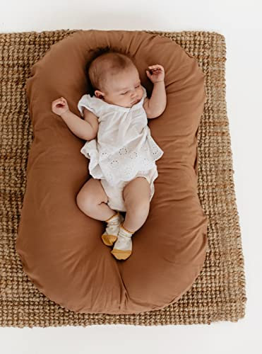 SA Accessories Liegenbezug für Snuggle Me Loungers, weiche und hautfreundliche Baumwolle, nur Ersatzbezug, Braun