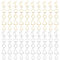 PandaHall Kleine Hohle Rahmen-Anhänger, 100pcs 10 Styles Edelstahl Harz Formen Offene Lünette Anhänger für Halskette Armband Ohrring DIY Handwerk Schmuck Machen