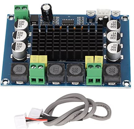 Placa Amplificadora Digital HiFi DC12-24V de 2x120W para Altavoces de Cine en Casa DIY