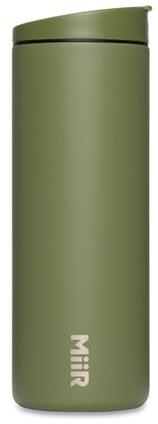 MiiR Flip Traveler 16oz | Double-Wall Vacuum Insulated with Flip Lid, BPA-Free Stainless Steel Construction, Insulated Tumbler for Hot or Cold Drinks