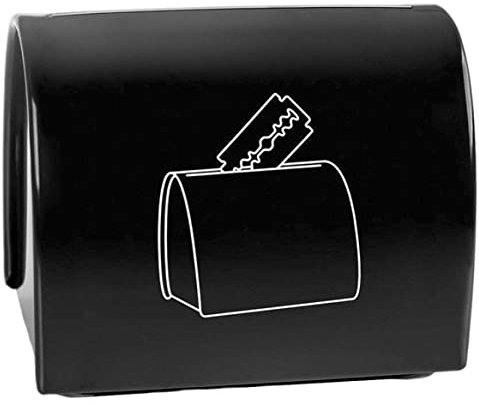 Rasierer Entsorgung Fall Sicherheit Rasiermesser Hülle Sharps Entsorgungsbox Rasierklinge Entsorgung Zinn Sharps Storage Bank Salon Rasiermesser Slice Recycling Container Box