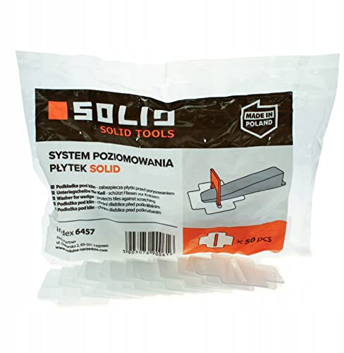 NAJDER SOLID Fliesen Nivelliersystem - 50 Schutz-Pad - Fliesenverlegung Satz für Fliesenstärke 3-16 mm - Fliesenverlegehilfe Made in EU…