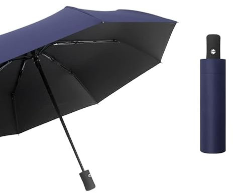 Regenschirm Sturmfest Regenschirm Automatischer Regenschirm Großer Faltbarer Werbegeschenk-regenschirm Sonnenschirm, Acht Knochen Automatisches Vinyl (tibetan Blue)