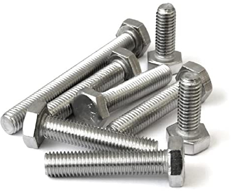 5 x Hex Head Set Screw Bolts 5/16 x 1.1/4 UNF Fully Threaded