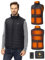 Sevdiea Gilet Chauffant Homme avec 16000mAh 7,4V Batterie Incluse, Veste Chauffante Homme avec 9 Zones de Chauffage, Gilet Chauffant Electrique pour Moto-S
