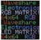 RGB Vollfarbiges LED-Matrix-Panel, kompatibel mit Raspberry Pi / Raspberry Pi Pico / ESP32 / Arduino 2,5 mm Pitch 64 x 64 Pixel, einstellbare Helligkeit