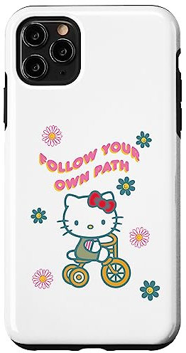 Hülle für iPhone 11 Pro Max Folge deinem eigenen Weg mit Hello Kitty