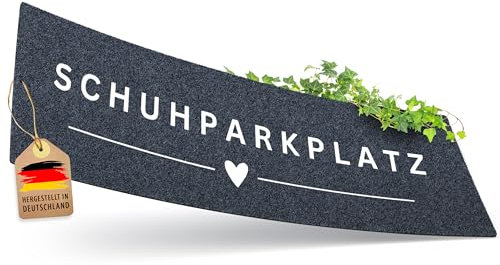 ElbFuchs® Schuhparkplatz Fußmatte XL 120x40cm | Ideale Schuhmatte Abtropfmatte und Schuhunterlage | Waschbare Fussmatte und Schuhabstreifer für Innen