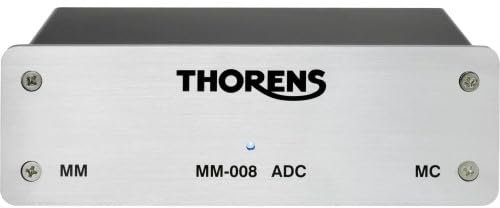 Thorens MM-008 ADC Silber Phono Vorverstärker für MM und MC Tonabnehmer