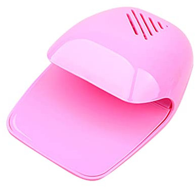 FRCOLOR Mini Nail Dryer Fan Touch Type Portable Nail Dryer for Salon Use Automatic Sensor Pink