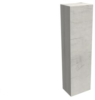 Mama Store Atena Colonna in Kit Reversibile con sistema di apertura push and pull, Laminato, QUERCIA BIANCO L. 30 X P. 22 X H. 110 Cm