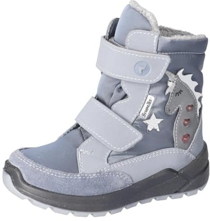 RICOSTA Mädchen Winterstiefel Annika, Kinder Boots, Weite: Mittel, lose Einlage, Sympatex, Blinklicht, gefüttert, wasserdicht, calcit (130), 30 EU
