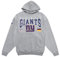 NEW YORK GIANTS Unisex Football Hooded Kapuzenpullover, Grey Med, XL EU