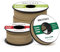 Brotree Gummischnur Gummikordel 2mm x 20m Gummiseil Gummiband Elastische Schnur für DIY, Handwerk, Schmuck, Armbänder, Halsketten, Zelt, Rucksack - Khaki