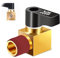 Brass Air Compressor Drain Valve, 1/4 Metal Ball Type Drain Valve, NPT Male Ball Type Drain Valve, Air Compressor Valve, Air Compressor Accessories for Air Compressor