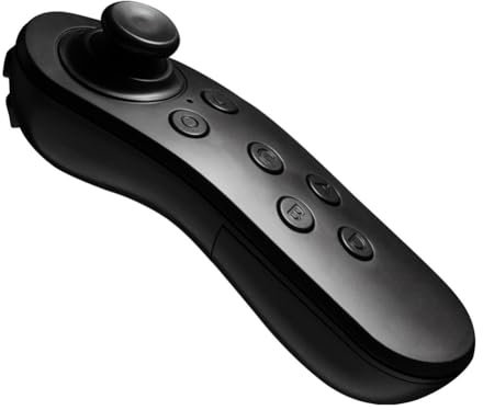 Qerwsdty Bluetooth Wireless VR Remote Game Controller Joystick Gamepad somatosensoriale Nero