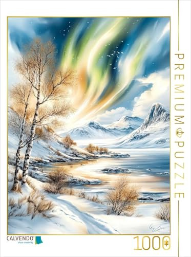 CALVENDO Puzzle Aurora Borealis - einfach fantastisch | 1000 Teile Lege-Größe 64 x 48 cm Foto-Puzzle für glückliche Stunden