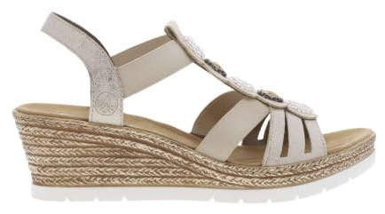 Rieker Damen 619b2 Geschlossene Sandalen