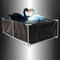 Moubhjd Segeltuch Fischteich, Wasserdichter Fischteich aus Segeltuch, Flexibler PVC Pool für Koi Zucht&Wasserlager, Für Aquarien, Gärten, Balkone&Outdoor Aquakultur(Größe:L200xW300xH90cm)