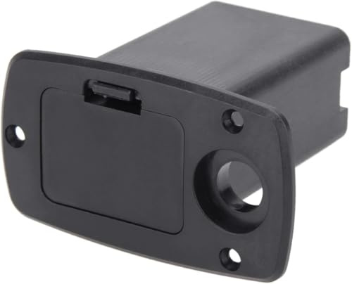 Black Active Bass Guitar Pickup, 9V Battery Case Holder Box, Battery Compartment for Electric Guitar, Bass Guitar Parts Accessories