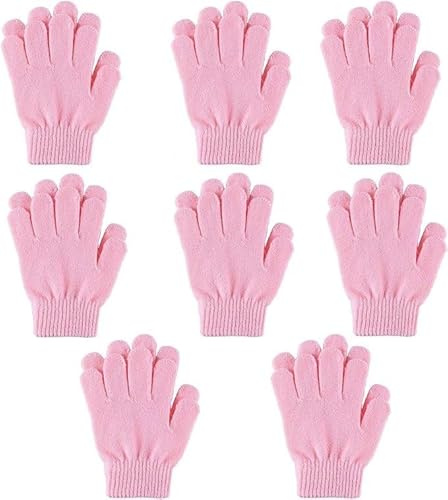 corgi butt 10 Paare/8 Paare /6 Paare Winter Magic Stretch Handschuhe,Vollfinger Winter Handschuhe für Kinder 5-13 Jahre Mädchen & Jungen - Kids Knit Gloves
