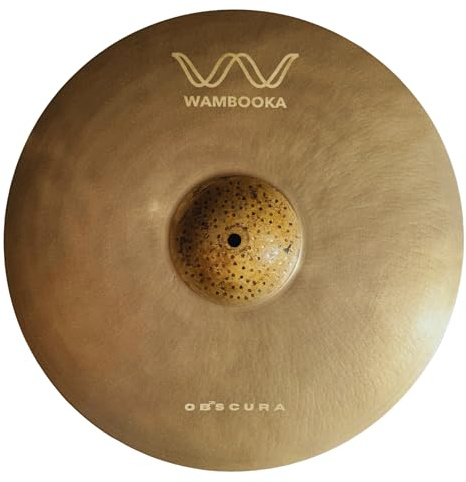 WAMBOOKA OBSCURA - Piatti per batteria professionali in B25 - Serie OBSCURA - Piatti in B25 Dark lavorao a mano a mano, timbro scuro, sustain controllato. (CRASH 18)