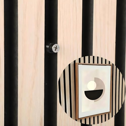Hooks for Acoustic Panels No Drilling, Twist Lock Mounting Acoustic Wall Clips, Acoustic Panel Hooks for Hanging Picture Frames Plant Holders without Drilling, Acoustic Wall Panel Accessories (12)