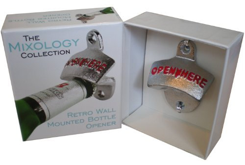 drinkstuff Wall Mounted Zinc Bottle Opener ()