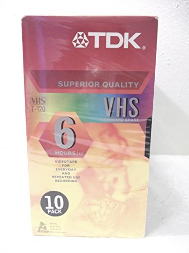 TDK Standard Video Tape 120 Minuten, 10 Stück
