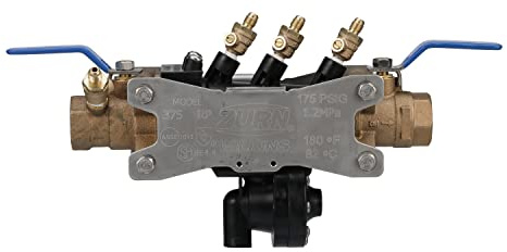Zurn Wilkins 1-375FT 1 375 Reduced Pressure Principle Backflow Preventer with SAE Flare Test Fitting