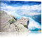 Pixxprint Küste in Norwegen, Größe: 120x80cm, Leinwandbild, fertig gespannt, Wandbild, Dekoration, Kunstdruck, kein Poster