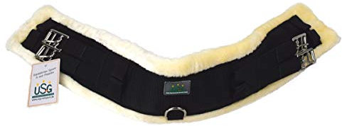 Nylon Kurzgurt mit Kunstfell Polster