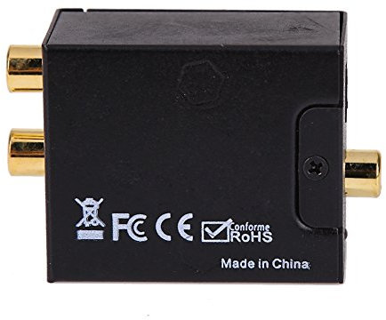 Demiawaking Audio-Adapter von Coaxial Toslink optisch digital auf analog RCA L/R